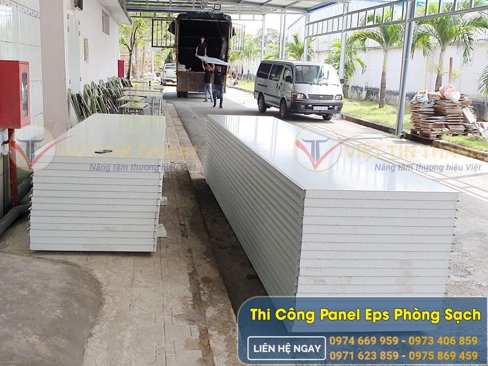 Panel eps thi công phòng sạch